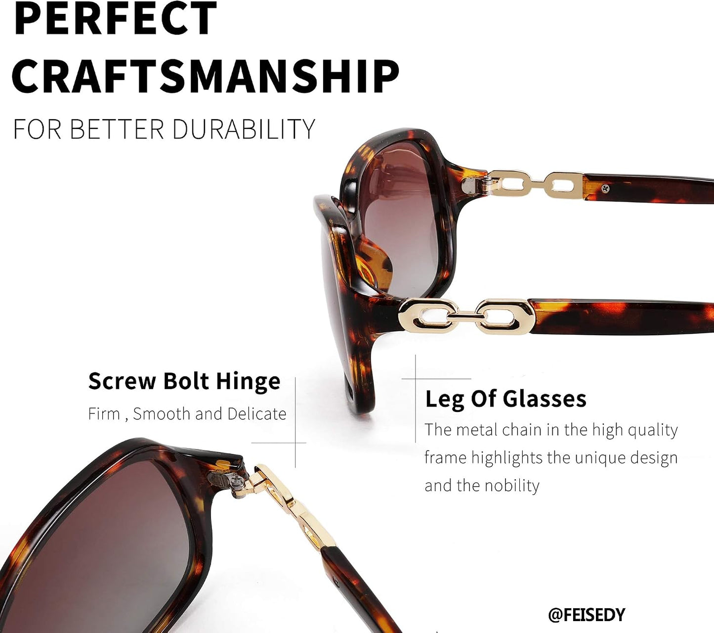 商品图片 19 | B08LPZDDKZ | FEISEDY Womens Polarized Sunglasses Square Wraparound Shades UV400 Mirrored Trendy Sun Glasses for Women B2526