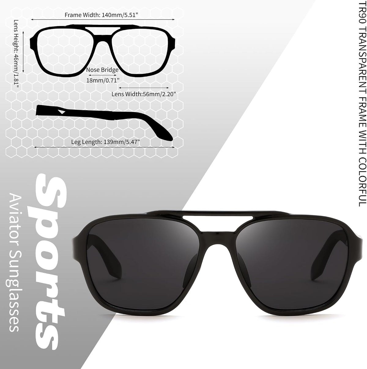 ÉÌƷͼƬ 57 | B0DSVK9L2R | FEISEDY Retro Aviator Polarized Sunglasses Women Men Outdoors B0260