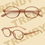 ÉÌƷͼƬ 39 | B0DJ4YNFXZ | FEISEDY Vintage Oval Blue Light Glasses for Women Men Stylish Lightweight 90s Eyeglasses Fake Nerd Y2k Eyewear Frame B0242