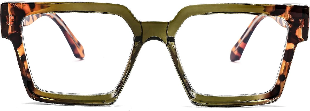 ÉÌƷͼƬ 30 | B0CDBH37B5 | FEISEDY Oversized Blue Light Glasses for Women Men TR90 Retro Square Anti Eyestrain Glasses Rectangle Fashion Frame B0037