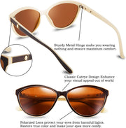ÉÌƷͼƬ 6 | B07VB227XS | FEISEDY Classic Cateye Polarized Sunglasses for Women 100% UV Protection B2512
