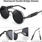 商品图片 3 | B0BD4MSMZQ | FEISEDY Aviator Sunglasses for Men Women Steampunk Round Metal Frame B2351