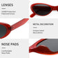 商品图片 18 | B0H6WC71MZ | FEISEDY Retro Oval Polarized Sunglasses for Women Cat Eye TR90 Shades B0460