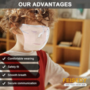 商品图片 3 | B09JVKPWMN | FEISEDY Kids Full Cover Face Visor Shield Sunglasses Protective B2829