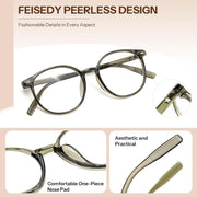 ÉÌƷͼƬ 46 | B0GT2R9GP7 | FEISEDY Photochromic Blue Light Blocking Glasses Fashion Women Men B1238