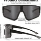 商品图片 35 | B0D95W5582 | FEISEDY Kids Sunglasses Youth Baseball Polarized Sunglasses Sports Lightweight TR90 Frame Boys Girls Cycling B0213