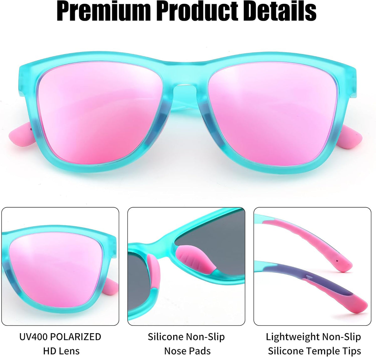 商品图片 18 | B0HFJF1ZXG | FEISEDY Polarized Sunglasses Women Men Sports Lightweight Sun Glasses B1423