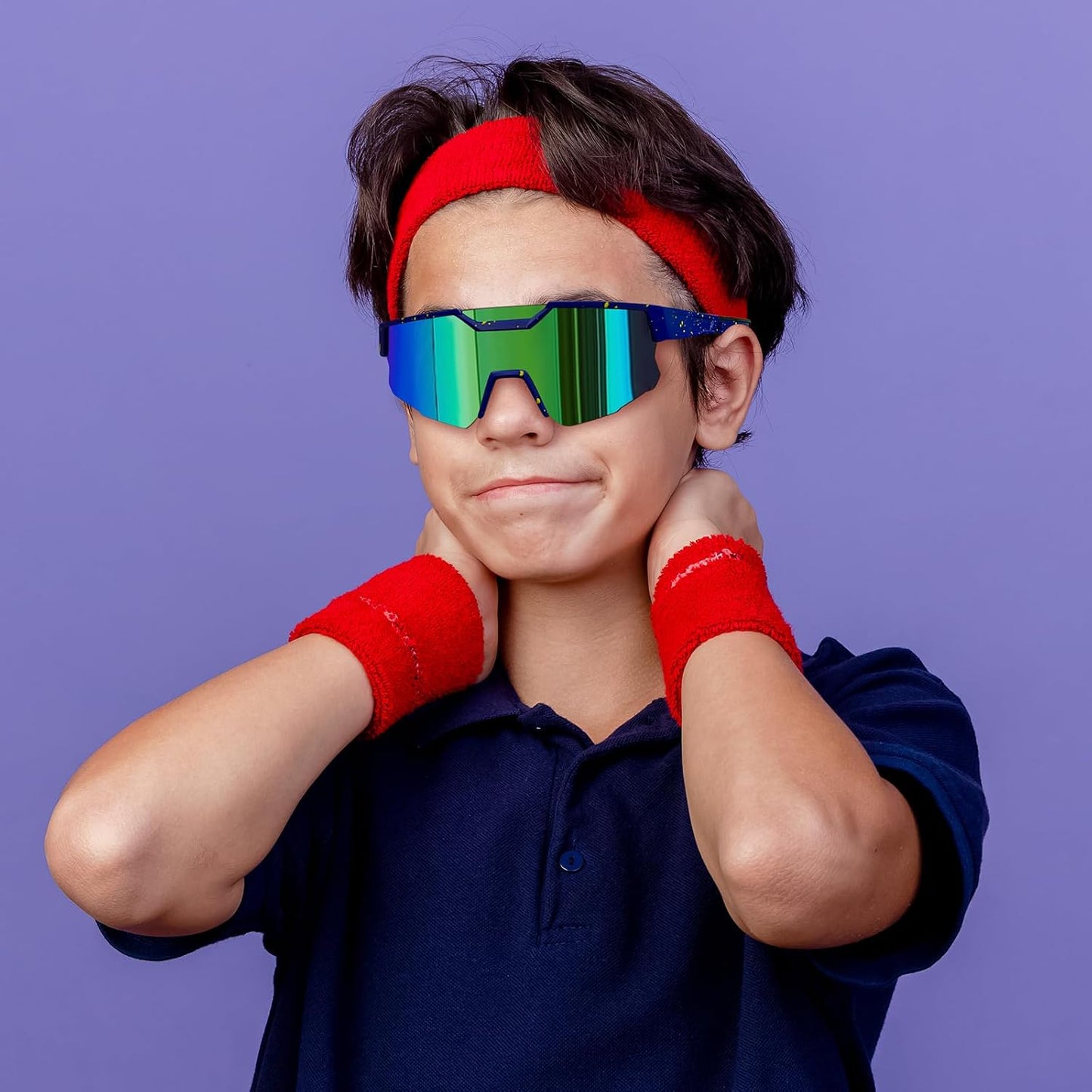 商品图片 52 | B0D78P6WRV | FEISEDY Kids Teens Baseball Polarized Sunglasses Sports Cycling Glasses for Youth Boys Girls Age 8-16 B0157