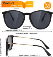 ÉÌƷͼƬ 5 | B0DGCPG41T | FEISEDY Sunglasses for Women Men Retro Round Cateye Designer Cute Mirrored UV Protection Lens B0210