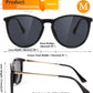 商品图片 5 | B0DGCPG41T | FEISEDY Sunglasses for Women Men Retro Round Cateye Designer Cute Mirrored UV Protection Lens B0210