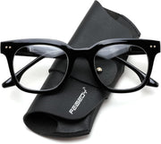 Black / Square / 2.5 x | B0HCTDY77Y | FEISEDY Blue Light Blocking Reading Glasses for Women Men B0401