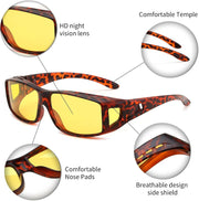 ÉÌƷͼƬ 27 | B089YRDYMP | FEISEDY Polarized Fit Over Glasses Sunglasses Men Women Wrap Around B2593
