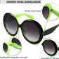 商品图片 23 | B0C7ZVD4MD | FEISEDY Oval Oversized Trendy Sunglasses Women Men Stylish Retro Big Frame Vacation Sun Glasees UV400 Protection B0017