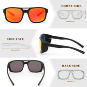 ÉÌƷͼƬ 12 | B0FV3CK7PF | FEISEDY Polarized Sunglasses Men Women Side Shield Goggles Retro Pilot Square Steampunk Fishing Sun Glasses B0348