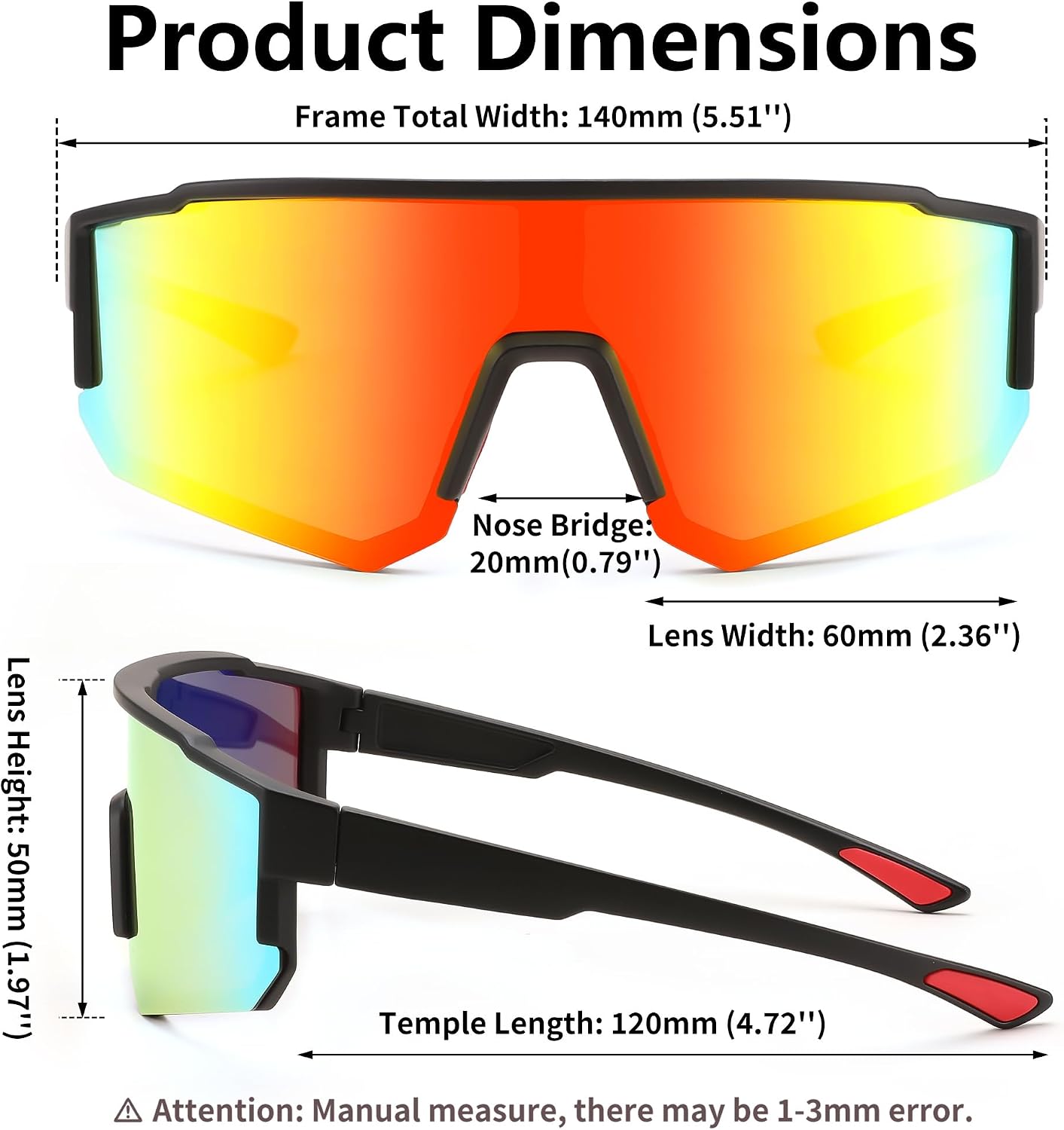 商品图片 28 | B0D95W5582 | FEISEDY Kids Sunglasses Youth Baseball Polarized Sunglasses Sports Lightweight TR90 Frame Boys Girls Cycling B0213