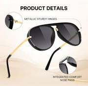 ÉÌƷͼƬ 40 | B0GYVVZBQM | FEISEDY Classic Aviator Sunglasses UV400 Protection for Women Men B0461
