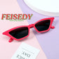 商品图片 121 | B079KYQYT3 | FEISEDY Small Cat Eye Sunglasses Vintage Square Shade Women Eyewear B2291