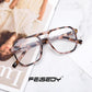 商品图片 69 | B0C6ZZXZ3F | FEISEDY Blue Light Glasses for Women Men Oversized Pilot Lightweight B2866