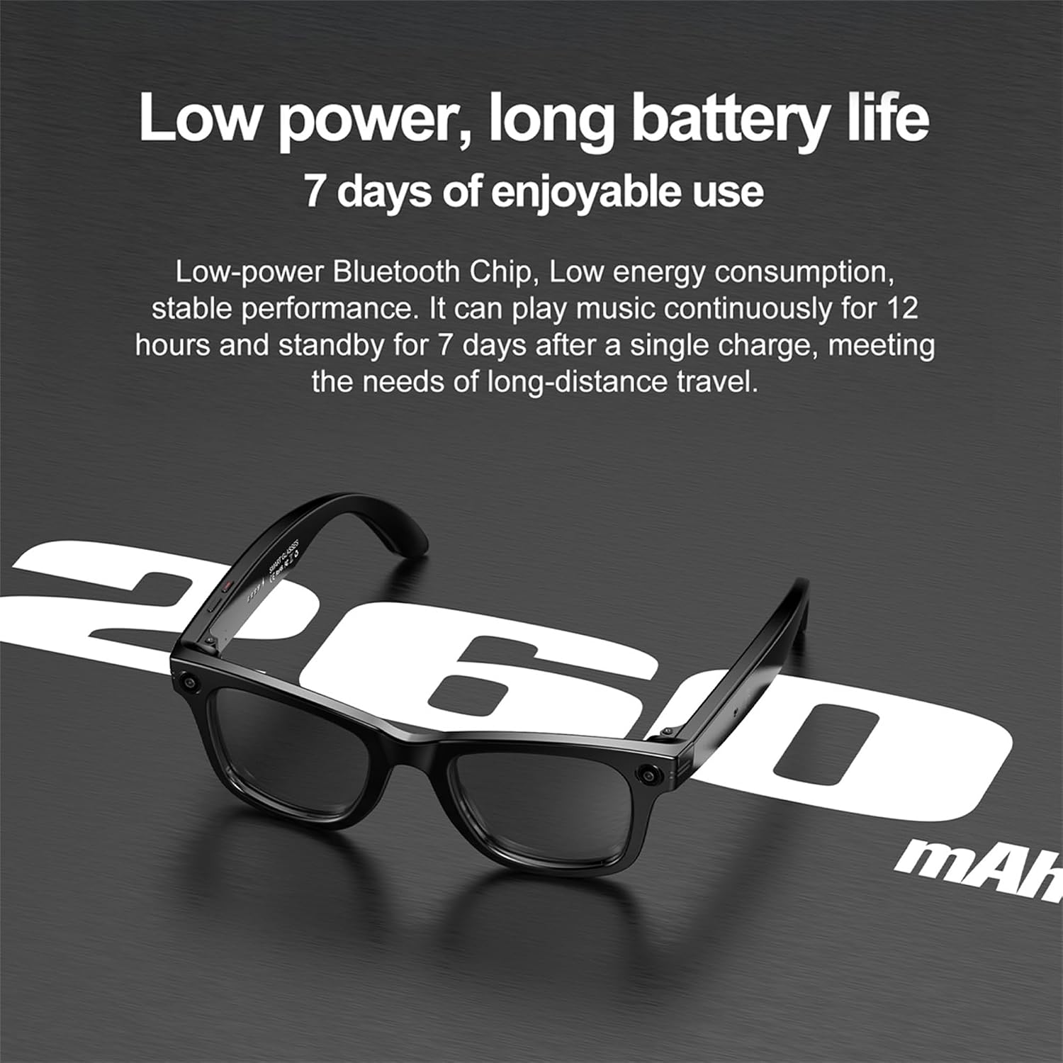 商品图片 7 | B0G29CH5X1 | FEISEDY Smart Glasses, Bluetooth Audio Speaker, AI Translation, Voice Control,Unisex B0340