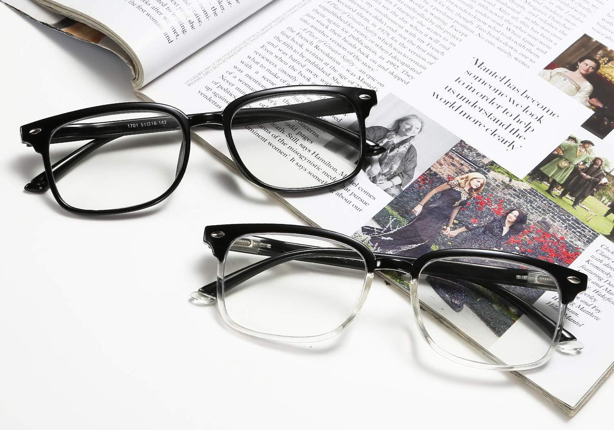 ÉÌƷͼƬ 2 | B07Q5Y42G2 | FEISEDY Progressive Multifocal Reading Glasses Blue Light Blocking Reader Glasses TR90 Frame Women Men B2497
