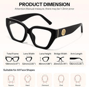 ÉÌƷͼƬ 6 | B0GQZ778YS | FEISEDY Women Cat Eye Blue Light Blocking Glasses for Women B0350