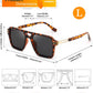 商品图片 24 | B0GVNPDBZQ | FEISEDY Retro Aviator Sunglasses Women Men 70s Trendy Square Shades B0422