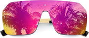 ÉÌƷͼƬ 26 | B0854JYPB2 | FEISEDY Classic Siamese One Piece Sunglasses Nice Rimless Stylish Retro Design for Women Men B2574