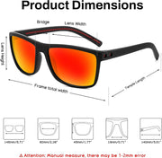 ÉÌƷͼƬ 17 | B0F8J2TQSK | FEISEDY Polarized Sunglasses for Men and Women Lightweight Frame Sun Glasses with UV400 Protection for Driving Fishing B0301