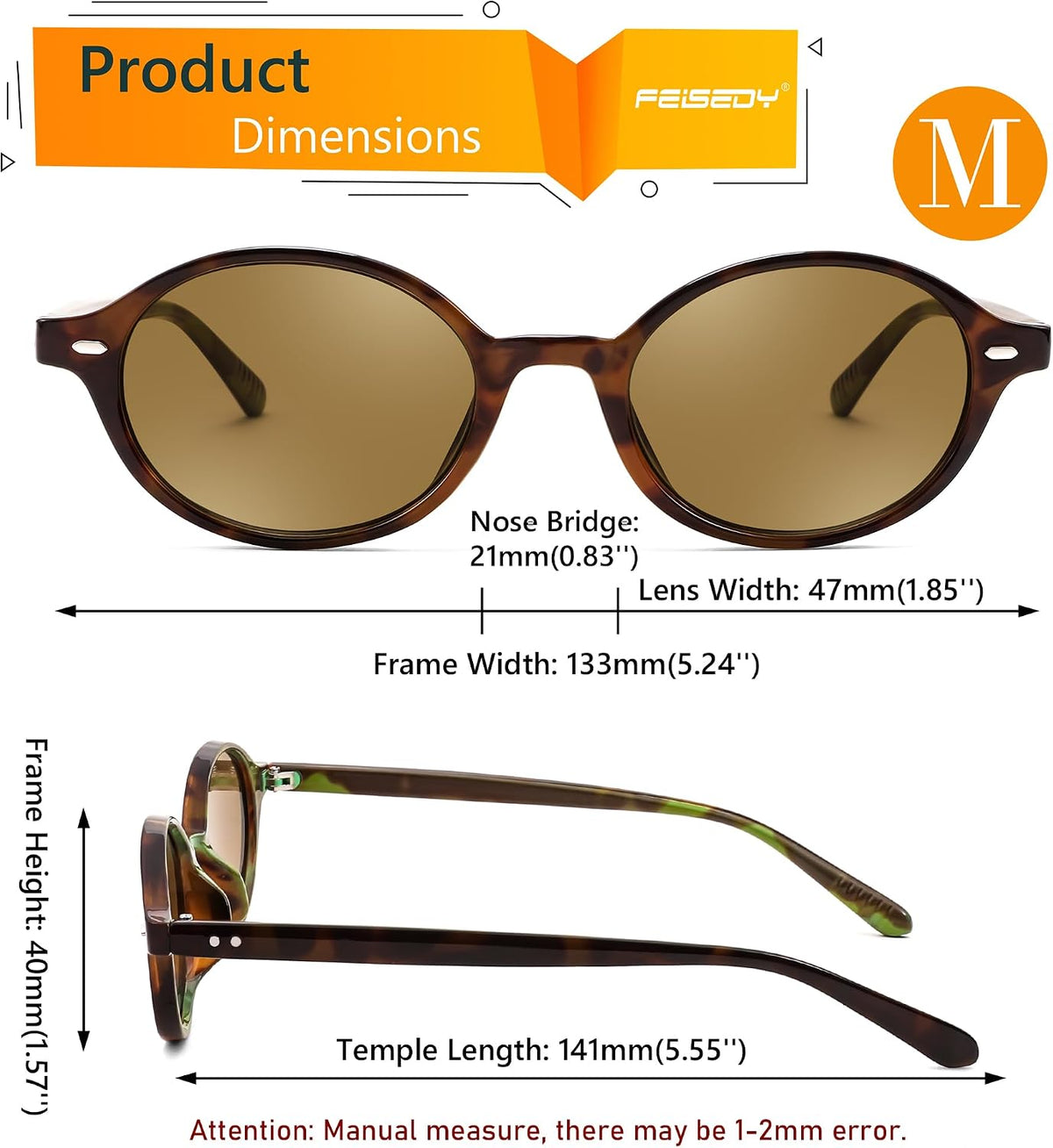 ÉÌƷͼƬ 68 | B0DTHVTKB5 | FEISEDY Retro Oval Sunglasses for Women 90s Narrow Round Lightweight Shades Y2k Trendy Sunnies B1171