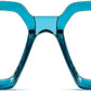 商品图片 3 | B0CDBH37B5 | FEISEDY Oversized Blue Light Glasses for Women Men TR90 Retro Square Anti Eyestrain Glasses Rectangle Fashion Frame B0037