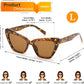 商品图片 34 | B0CYZG81R8 | FEISEDY Retro Cat Eye Sunglasses for Women UV400 Protection Small Vintage Chic Shades B0132