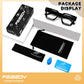 商品图片 6 | B0DXDYMMPM | FEISEDY Retro Blue Light Blocking Glasses for Women Men 90s Classic Rectangle Frame Thick Chic Computer Eyeglasses B2383R