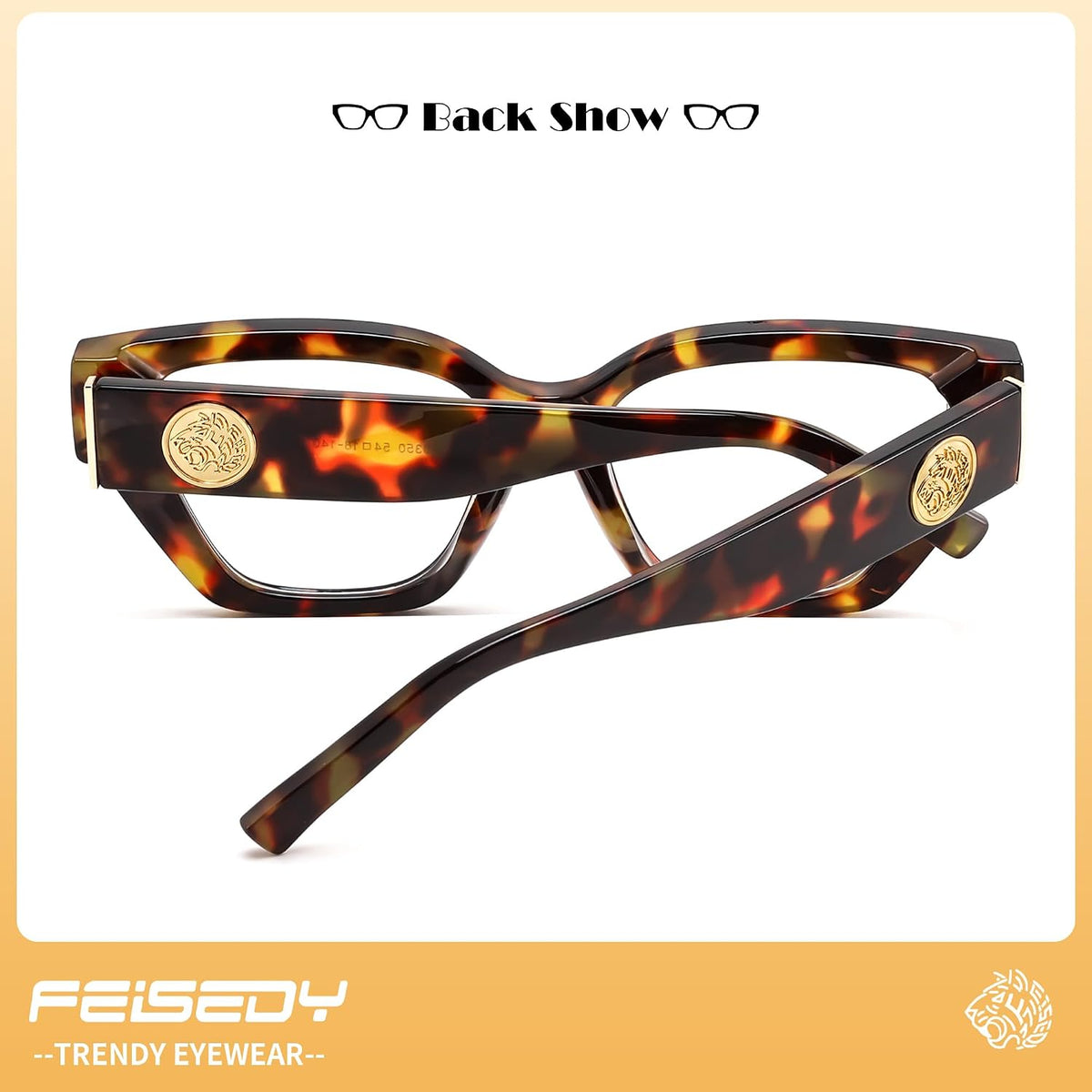 ÉÌƷͼƬ 26 | B0GQZ778YS | FEISEDY Women Cat Eye Blue Light Blocking Glasses for Women B0350