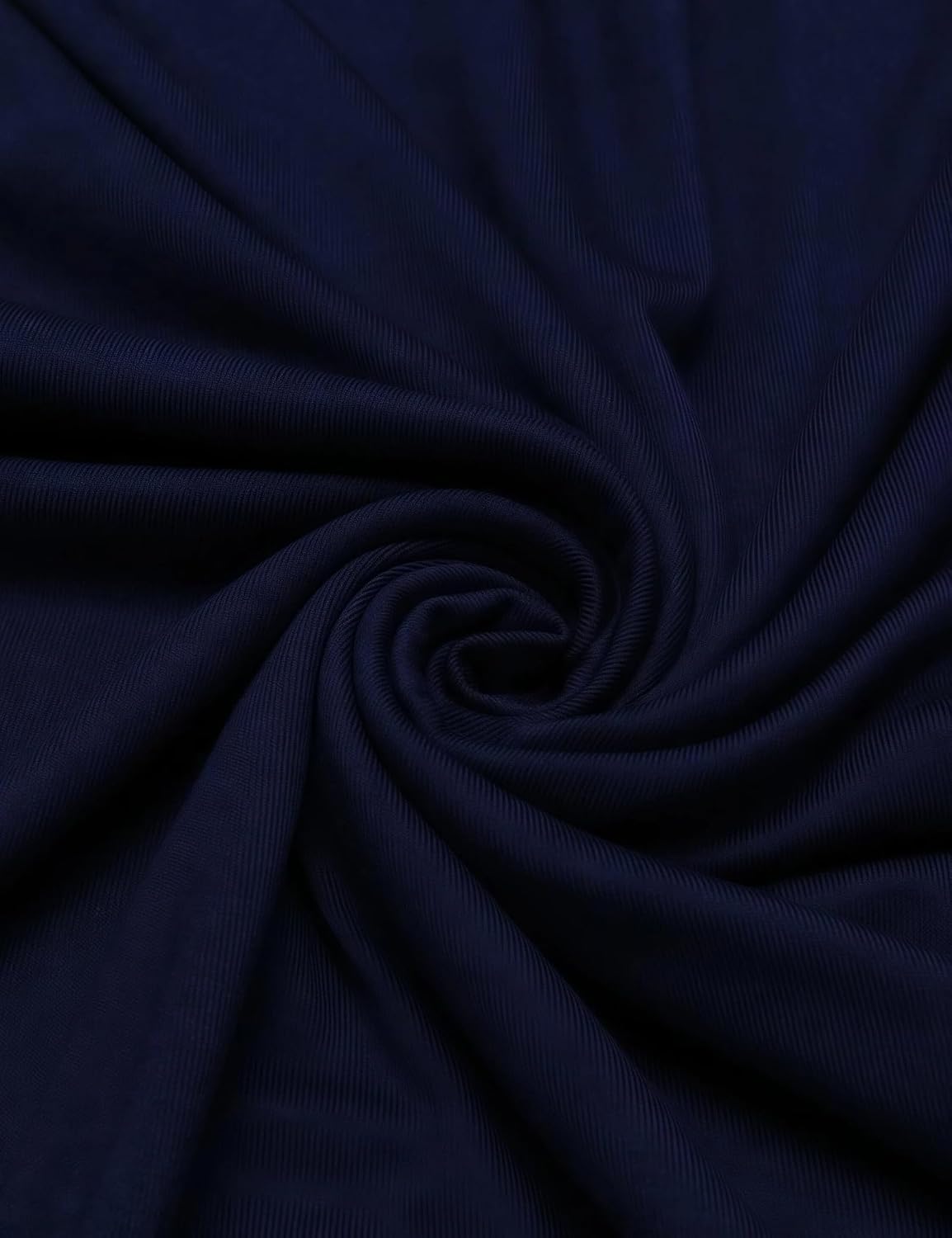 商品图片 3 | B0H1FPGP9J | Women's Short Sleeve Nightgown, Navy Blue & Pink Trim Soft Cotton Blend Sleep Shirt Dress, Casual Loungewear Sleepwear