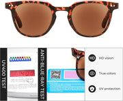 ÉÌƷͼƬ 18 | B0CSNK73XH | FEISEDY Round Reading Sunglasses for Men and Women Stylish Blue Light Blocking Readers B0113