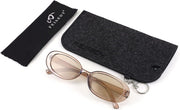 ÉÌƷͼƬ 14 | B09CPPH1XH | FEISEDY Retro 90s Oval Small Sunglasses Women Men Trendy Sunglasses Tinted Glasses B2801