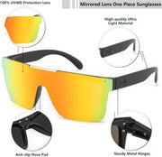 ÉÌƷͼƬ 72 | B0BZ4J86KV | FEISEDY Polarized Sunglasses for Men, Z87 Oversized Square Flat Top B2990