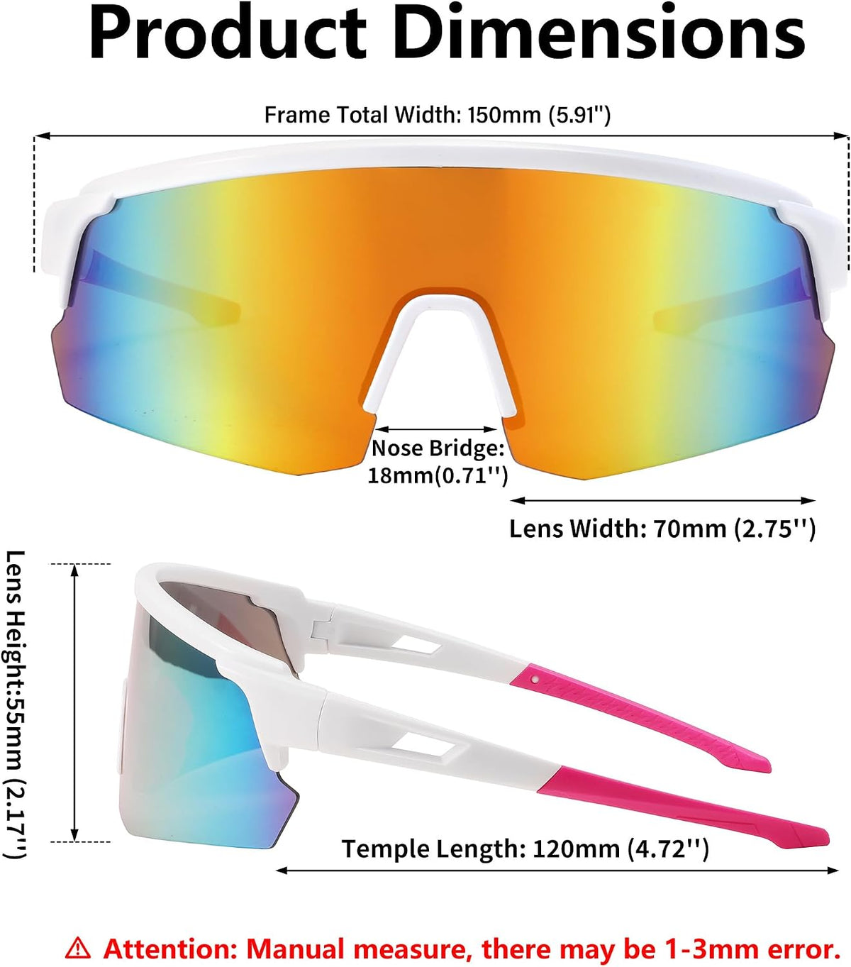 ÉÌƷͼƬ 25 | B0CSDCDBR7 | FEISEDY Cycling Sunglasses for Men Women, Sports Glasses for Youth Running Baseball Shades UV400 Protection B0108