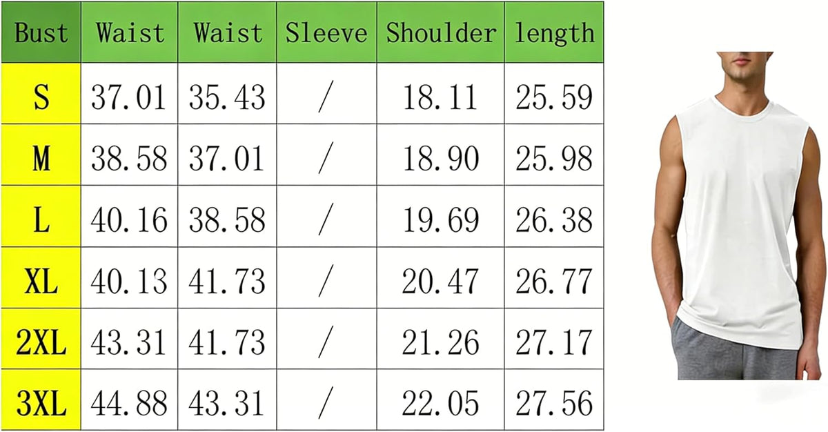 商品图片 6 | B0GLPZ77BT | Men's Tank Top - Quick-Dry Breathable Sleeveless Shirt for Gym Running Workout, Loose Fit Round Neck Active Undershirt