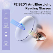 ÉÌƷͼƬ 4 | B0G8D97VW9 | FEISEDY 3 Pack Cat Eye Reading Glasses Blue Light Blocking Women/Men B0374