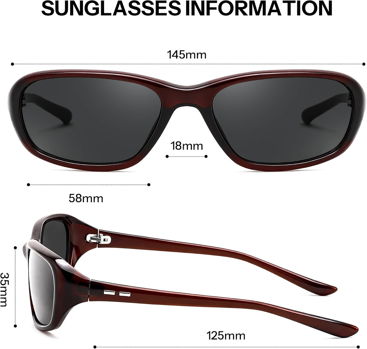 商品图片 21 | B0GLGJQXJW | FEISEDY Y2K Bug Eye Cat Eye Oval Sunglasses for Women Men B0407 | Ultra-lightweight, UV400 protection, Versatile & Chic, Petite faces