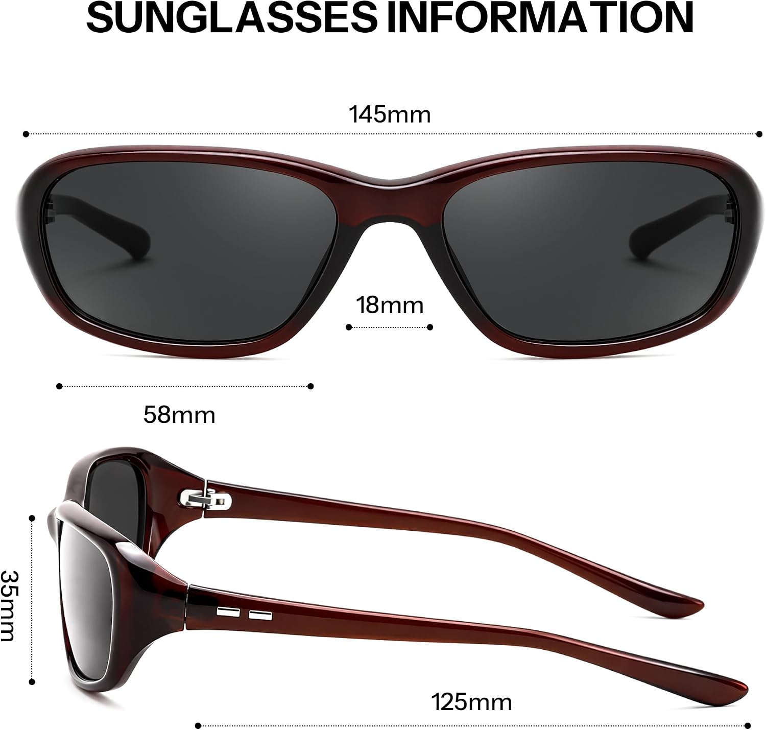 商品图片 21 | B0GLGJQXJW | FEISEDY Y2K Bug Eye Cat Eye Oval Sunglasses for Women Men B0407 | Ultra-lightweight, UV400 protection, Versatile & Chic, Petite faces
