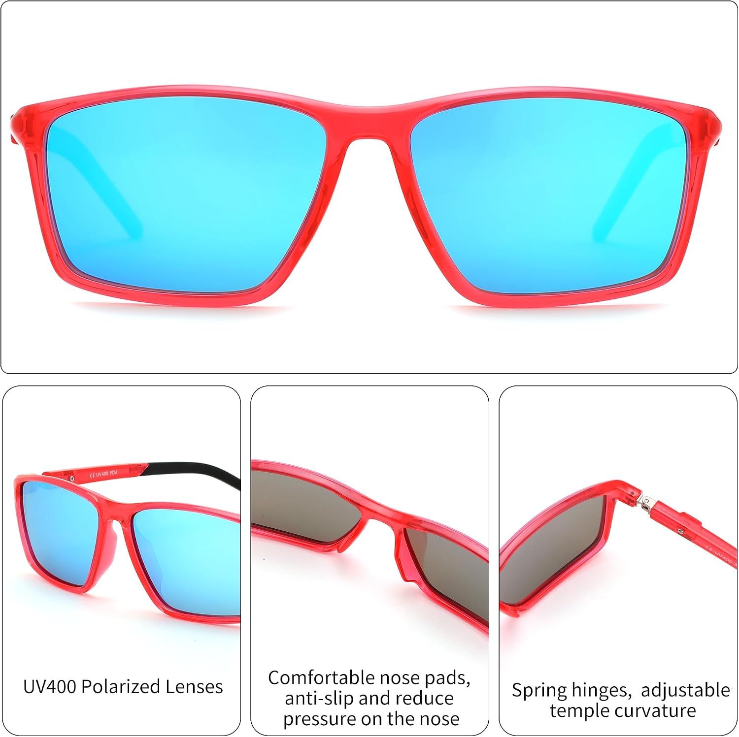 商品图片 24 | B0FG2HCVQL | FEISEDY Rectangle Sunglasses Women Men Trendy Classic Sunglasses Fashion Retro Vintage Square Frame Polarized UV400 B0288