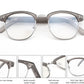 商品图片 5 | B0C73XCW57 | FEISEDY Reading Glasses Classic Half Frame Retro Semi-Rimless Clear Lens Blue Light Blocking Glasses B0005