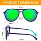 商品图片 34 | B0FY6J455M | FEISEDY Polarized Aviator Sunglasses for Men Women Trendy Sports B0324 | 100% UV400 protection, HD TAC lenses, Lightweight & durable, Driving, Hiking, Fishing, 50% recycled materials