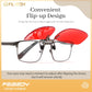 商品图片 13 | B0FZKQ9RL5 | FEISEDY Clip on Rimless One Piece Blue Light Glasses for Woman Men B0360