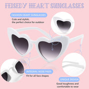 ÉÌƷͼƬ 8 | B0CHVGHKSV | FEISEDY 2 Pack Vintage Heart Sunglasses Toddler De Sol Gafas Beach Party Holiday Sun Glasses B2903