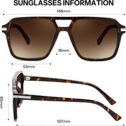 ÉÌƷͼƬ 32 | B0H1W78PMP | FEISEDY Retro Square Aviator Sunglasses Women Men 70s Trendy B0434