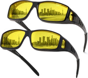 Black+matte Black / 60 Millimeters | B0FWRPYPPL | FEISEDY Polarized Fit Over Glasses Sunglasses Men Women Wrap Around B2593