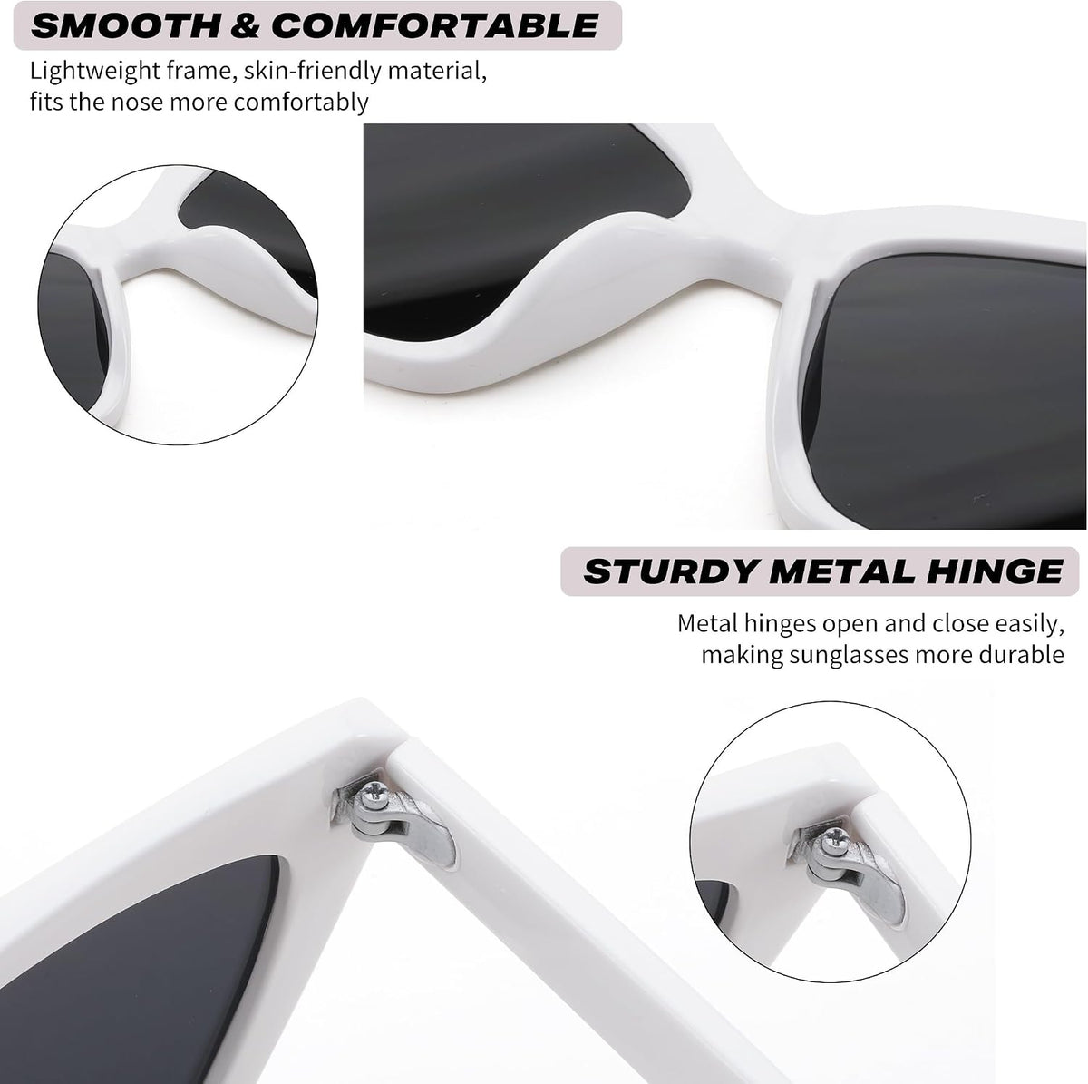 ÉÌƷͼƬ 18 | B0CYZG81R8 | FEISEDY Retro Cat Eye Sunglasses for Women UV400 Protection Small Vintage Chic Shades B0132